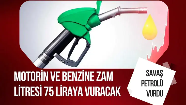 Bu öyle böyle bir zam değil! Motorin ve benzine zam var litresi 75 liraya vuracak