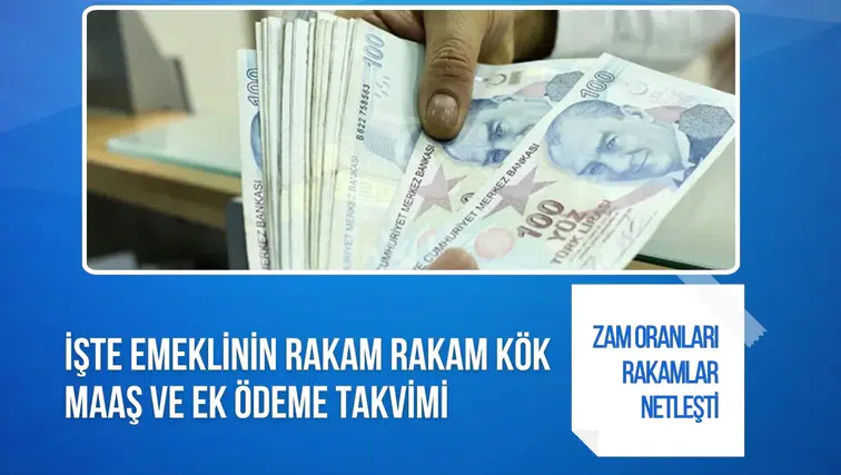 Emeklinin zamlı maaş takvimi belli oluyor! Kök maaş ve ek ödeme detayları netleşti