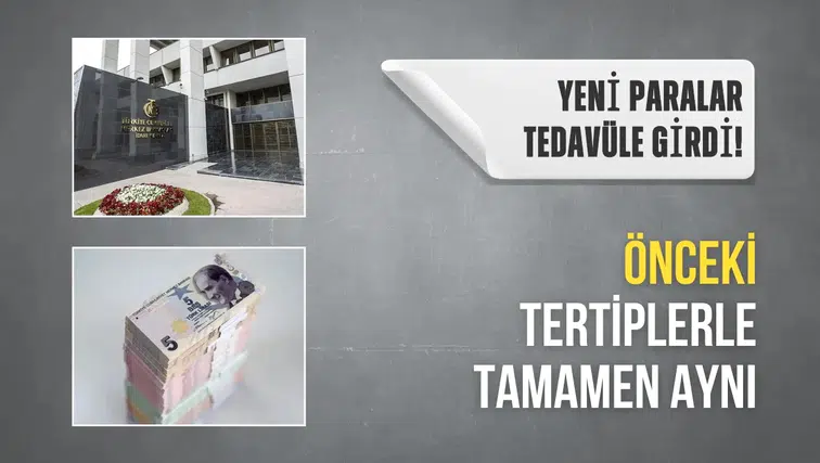 Yeni paralar tedavüle girdi