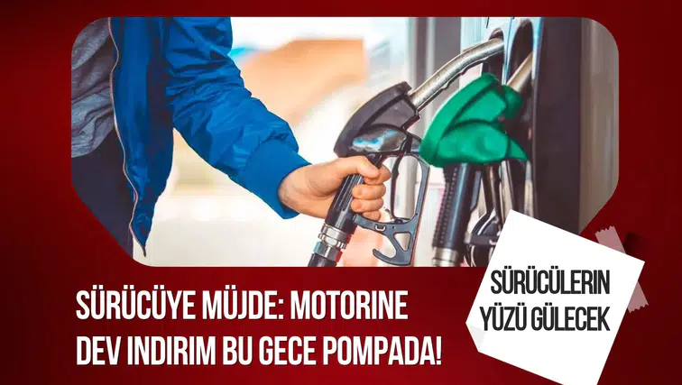 Motorine 4,95 liralık indirim geliyor: Yeni fiyatlar gece yarısından itibaren geçerli olacak