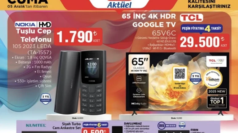 Bim'de satılan Nokia 105 cep telefonunun özellileri ve fiyatı! Kullanıcı yorumları