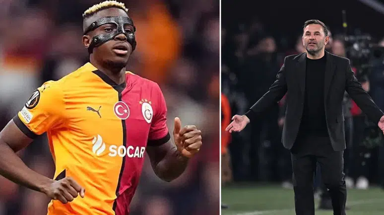 Galatasaray'da Victor Osimhen sahalara erken dönmeye hazırlanıyor