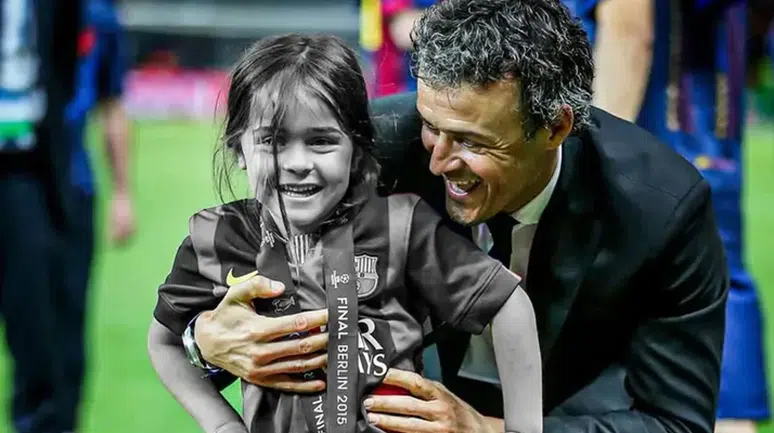 Luis Enrique’den duygulandıran sözler: “Xana hâlâ bizi izliyor”