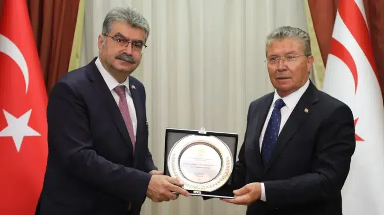 KKTC Başbakanı Ünal Üstel TBMM heyetini ağırladı