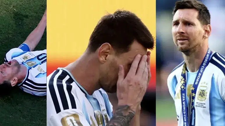 Messi final sonrası gözyaşlarını tutamadı