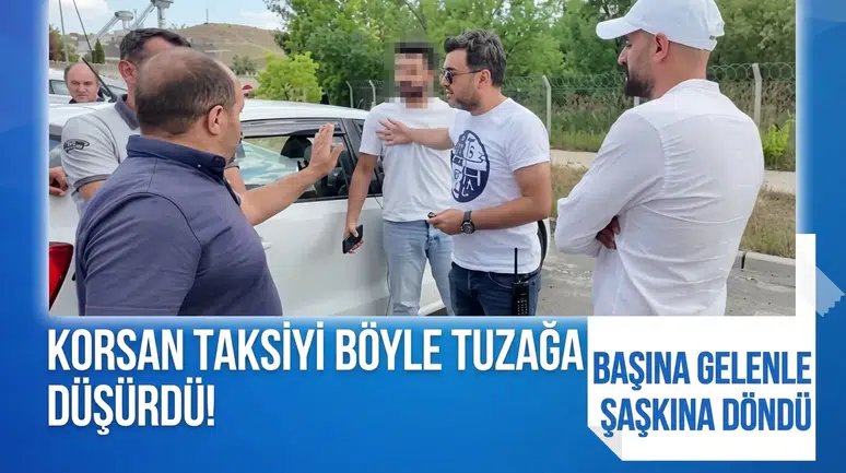 Erzurum’da fıkra gibi olay! Korsan taksiyi yakalattı, kendisi de ceza yedi