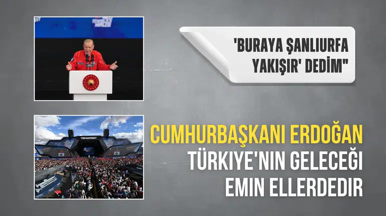 Cumhurbaşkanı Erdoğan: Türkiye'nin geleceği emin ellerdedir