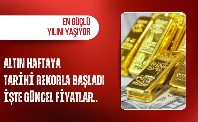 Altın Haftaya Tarihi Rekorla Başladı: Gram Altın 6 Bin Lirayı Aştı