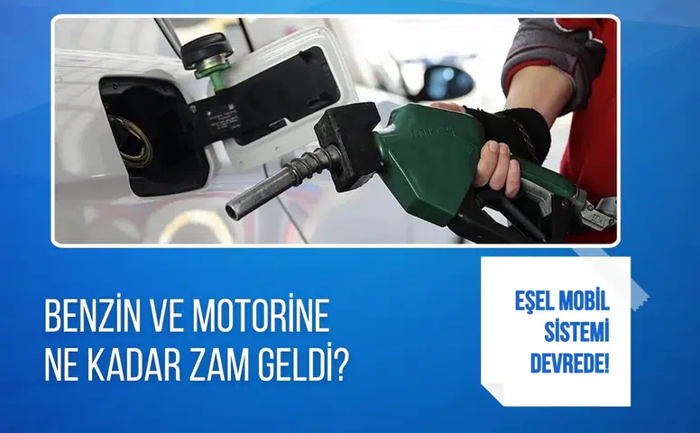 Eşel mobil yine devrede: Benzinde 55 kuruş, motorinde 1,14 TL zam pompaya yansıdı