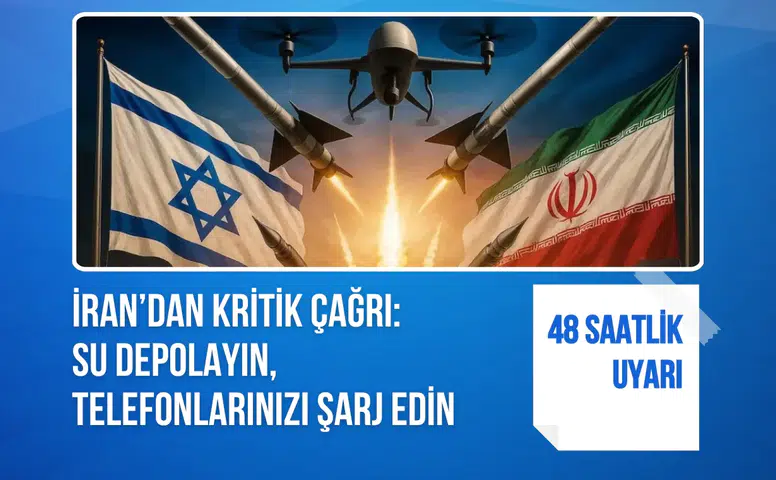 48 saatlik uyarı! İran’dan kritik çağrı: Su depolayıp, telefonlarınızı şarj edin