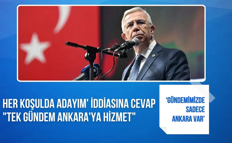 Mansur Yavaş’tan adaylık iddialarına yanıt! Gündemimizde sadece Ankara var