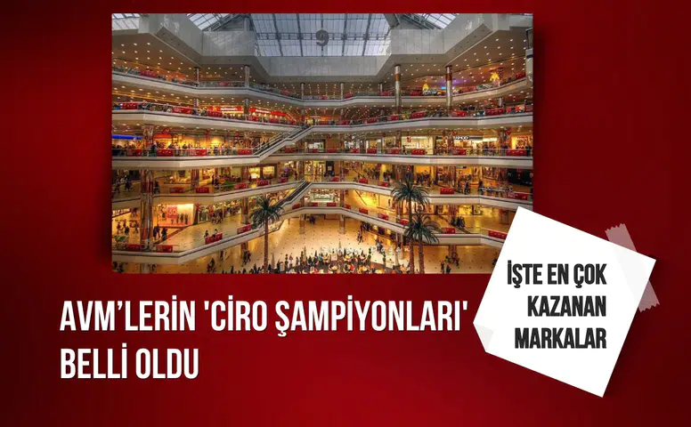 AVM’lerin 'ciro şampiyonları' belli oldu: İşte en çok kazanan markalar