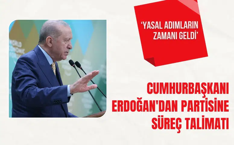 Recep Tayyip Erdoğan’dan terörsüz Türkiye süreci için yasal adım talimatı