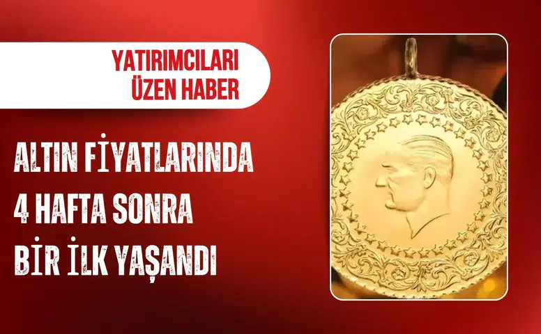 Altında 4 hafta sonra bir ilk: Düşüş dikkat çekti