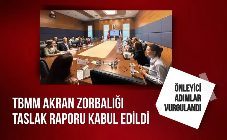 TBMM akran zorbalığı taslak raporu komisyondan geçti