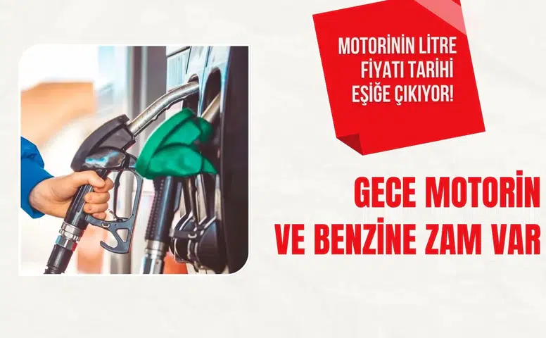 Motorin ve benzine gece yarısı zam geliyor fiyatlar tarihi eşiğe yaklaşıyor