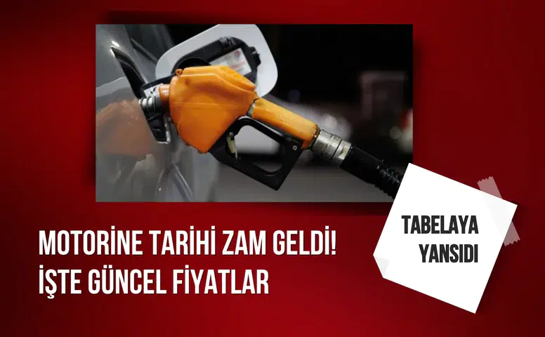 Motorine tarihi zam geldi! İşte güncel fiyatlar