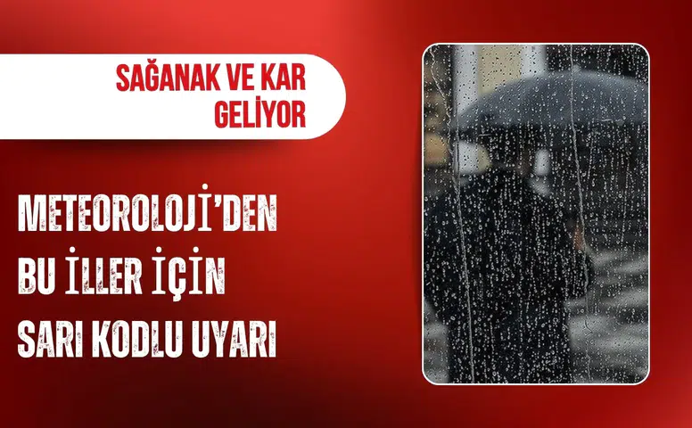 Hafta sonu için kuvvetli yağış ve kar uyarısı yapıldı
