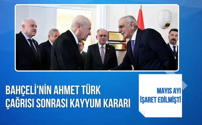 Devlet Bahçeli’nin çağrısı sonrası Ahmet Türk’ten dikkat çeken değerlendirme