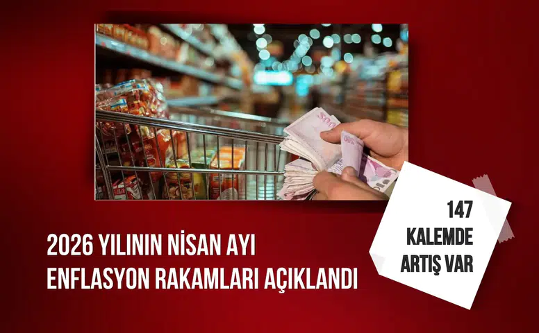 TÜİK nisan ayı enflasyon rakamlarını açıkladı