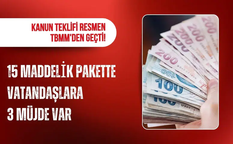 Vergi düzenlemelerini içeren kanun teklifi TBMM’ye sunuldu