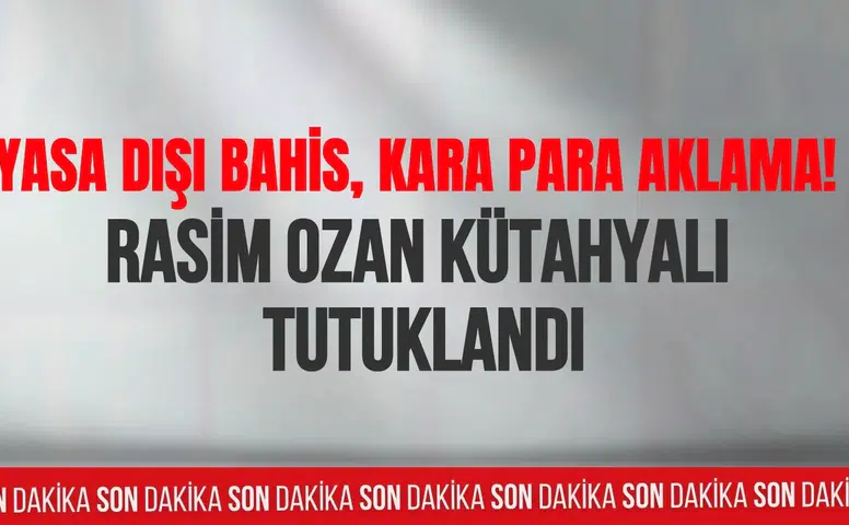 Rasim Ozan Kütahyalı tutuklandı