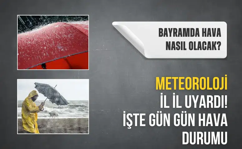 Bayramda hava nasıl olacak? Meteoroloji il il uyardı! İşte gün gün hava durumu...