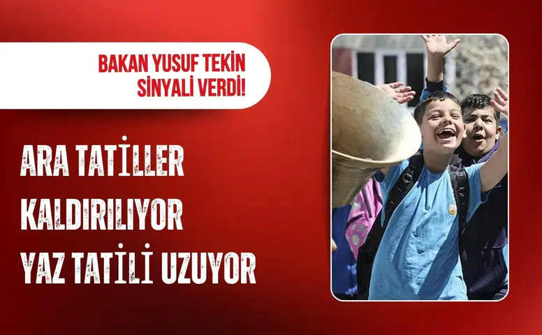 Bakan Tekin’den ara tatil mesajı: Kaldırılmayacak sadece takvimde düzenleme yapılabilir