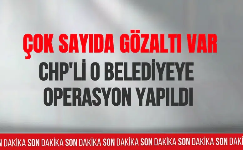 CHP’li Tepebaşı Belediyesi’ne operasyon, çok sayıda gözaltı kararı