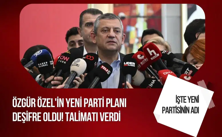 CHP kulislerinde yeni parti iddiası: Özgür Özel'in yol haritası konuşuluyor