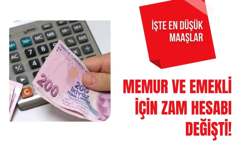 Memur ve emeklinin Temmuz zammı yeniden hesaplandı! İşte masadaki yeni maaşlar