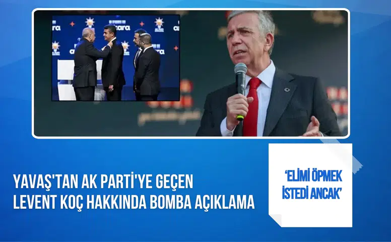 Mansur Yavaş'tan Levent Koç açıklaması: "Bize geçmeyeceğini söyledi"