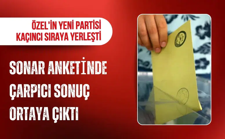 SONAR anketinde dikkat çeken sonuç: Özgür Özel’in yeni parti senaryosu ilk sırada