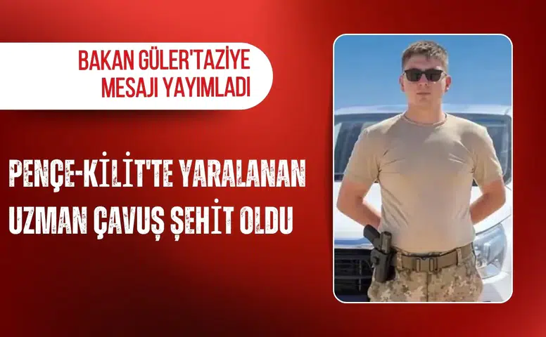 Pençe-Kilit'te yaralanan uzman çavuş Abdurrahman Hilal şehit oldu