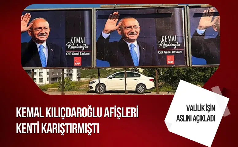 Tunceli’de Kemal Kılıçdaroğlu afişleri için Valilikten açıklama