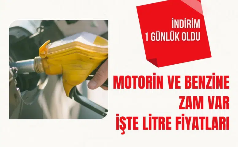 Akaryakıtta indirim kısa sürdü: Benzin ve motorine yeniden zam geliyor