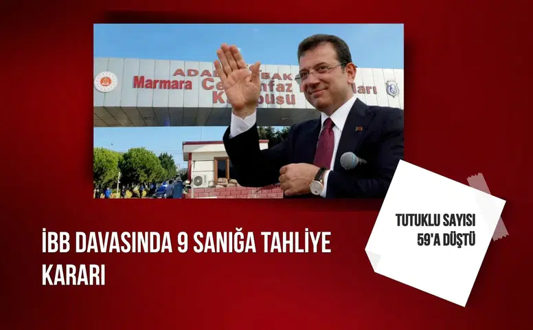 İBB davasında 9 sanığa tahliye kararı: Tutuklu sayısı 59'a düştü