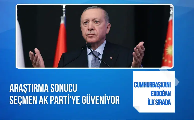 Kamuoyu araştırmalarında Erdoğan ve AK Parti öne çıktı