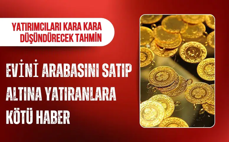 UBS'den altın yatırımcılarını düşündüren tahmin: Kısa vadede geri çekilme bekleniyor