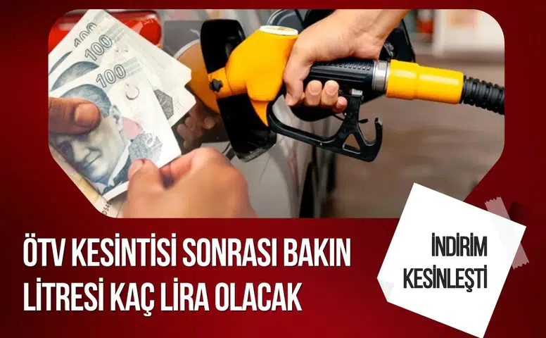 Benzin ve motorinde indirim kesinleşti: ÖTV düzenlemesi sonrası yeni fiyatlar belli oluyor