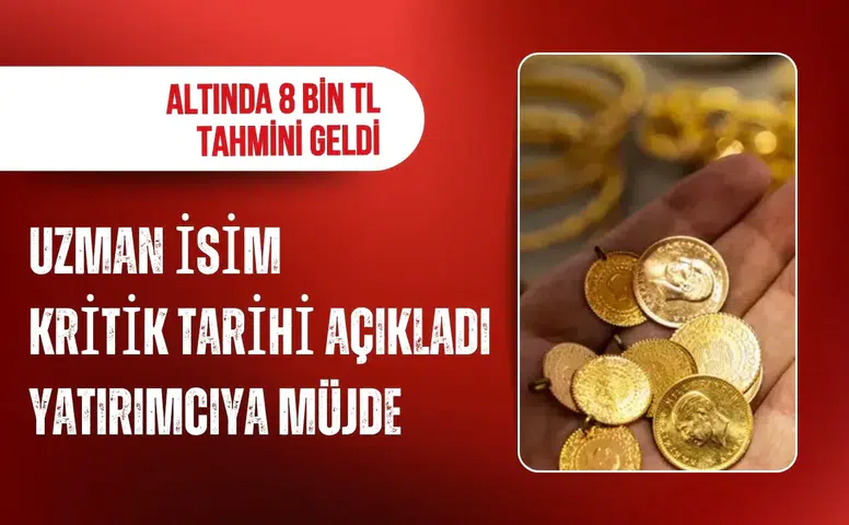 Altında 8 bin TL tahmini: Uzman isim kritik tarihi açıkladı