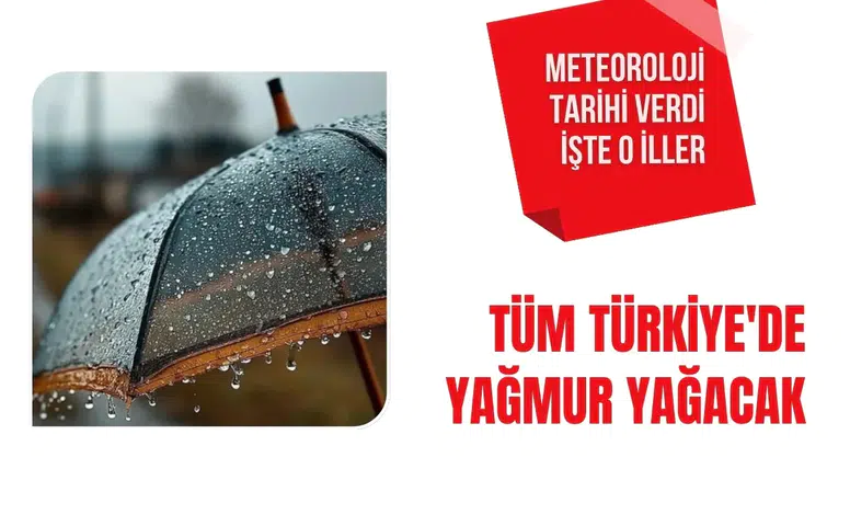 Meteoroloji tarih verdi! Kavurucu sıcaklar bitiyor, Türkiye genelinde yağış bekleniyor