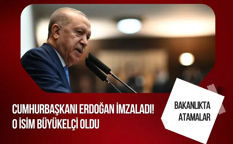 Cumhurbaşkanı Erdoğan'ın imzasıyla atama kararları Resmi Gazete'de yayımlandı