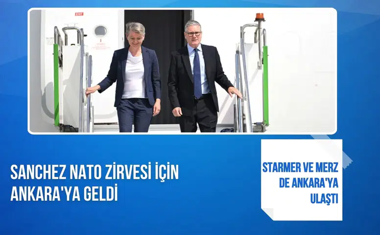 Sanchez NATO Zirvesi için Ankara'ya geldi