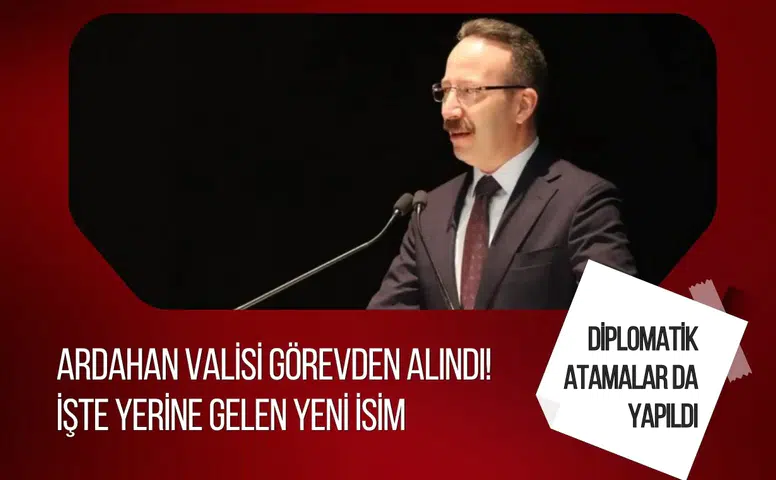 Resmî Gazete'de atama kararı: Ardahan Valiliği'ne Ömer Hilmi Yamlı atandı