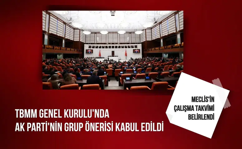 TBMM Genel Kurulu'nda AK Parti'nin grup önerisi kabul edildi