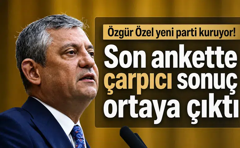 Özgür Özel yeni parti kuruyor! Son ankette çarpıcı sonuç ortaya çıktı