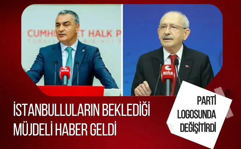 CHP Genel Merkezi'nde dikkat çeken değişiklik: Logo ve slogan yenilendi