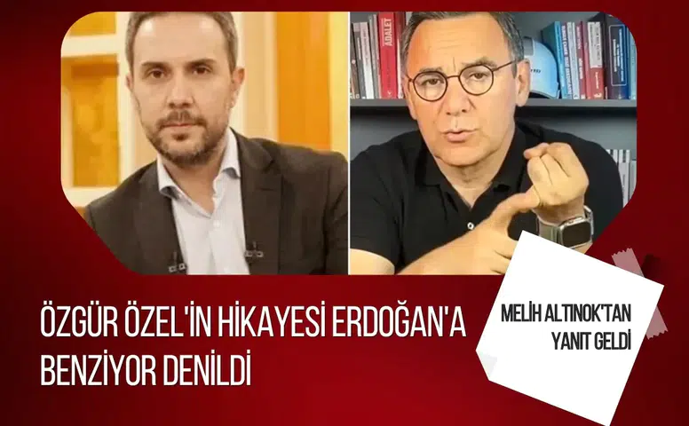Melih Altınok'tan Deniz Zeyrek'in "Erdoğan'a benziyor" yorumuna dikkat çeken yanıt