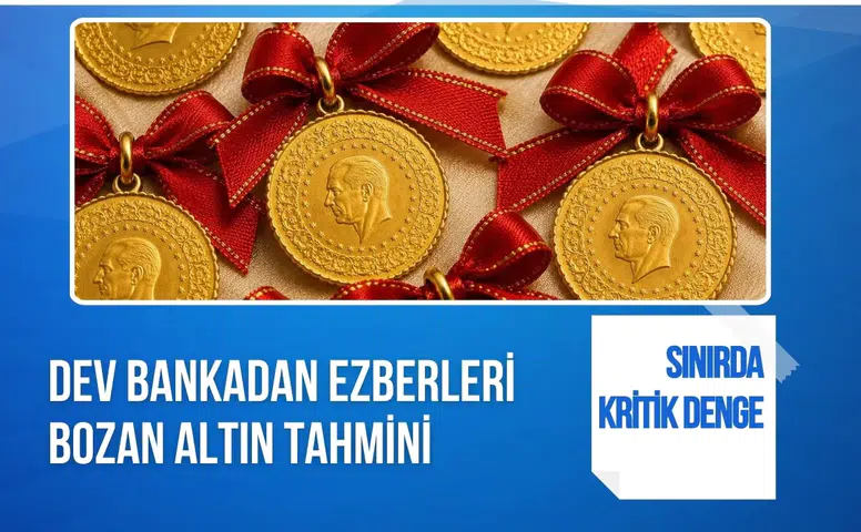 Goldman Sachs'tan dikkat çeken altın tahmini: 2026 sonu hedefi 4.900 dolar